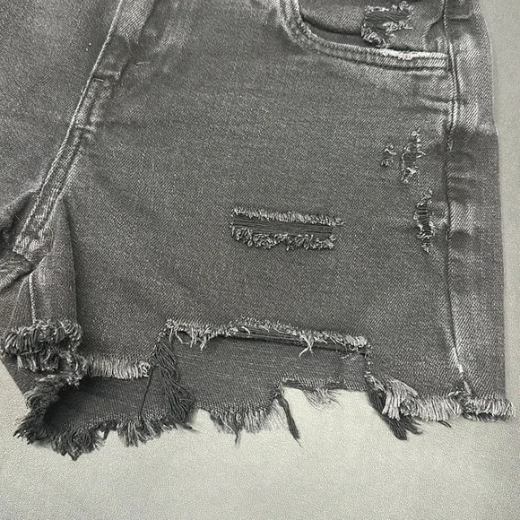 🖤 Aerie Black Distressed Denim Shorts
Size XS - Picture 3 of 7
